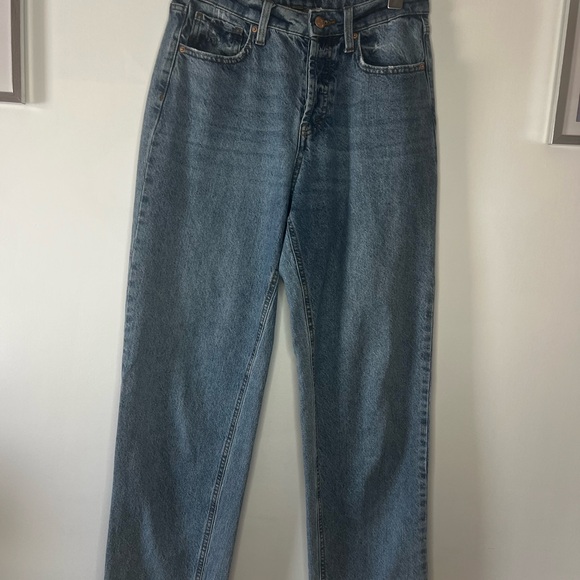 wild fable Denim - wild fable Women Straight Leg Jeans - Medium Blue Wash